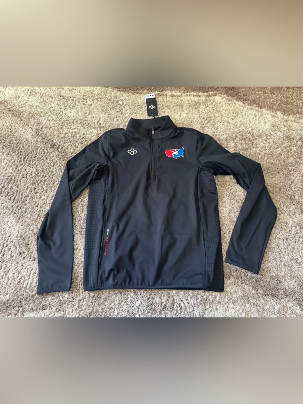 USA WRESTLING VICTORY 1/4 ZIP JACKET